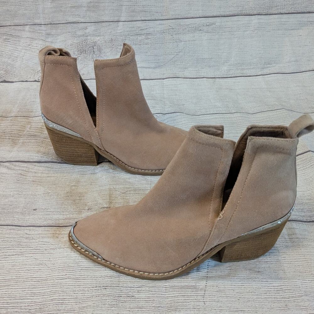Jeffrey Campbell Cromwell Cutout Western Bootie 7.5
